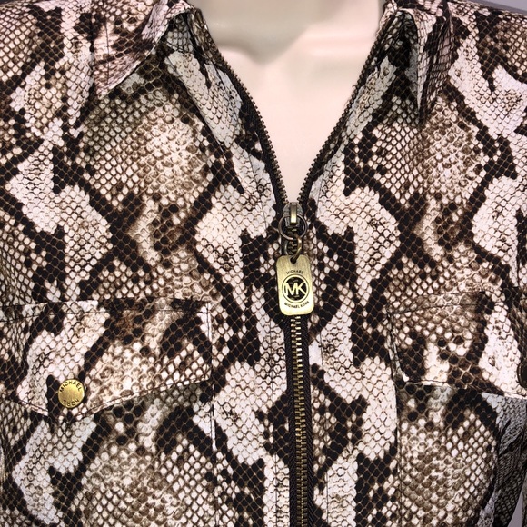 Michael Kors Python Snake Top/Jacket - Picture 2 of 3